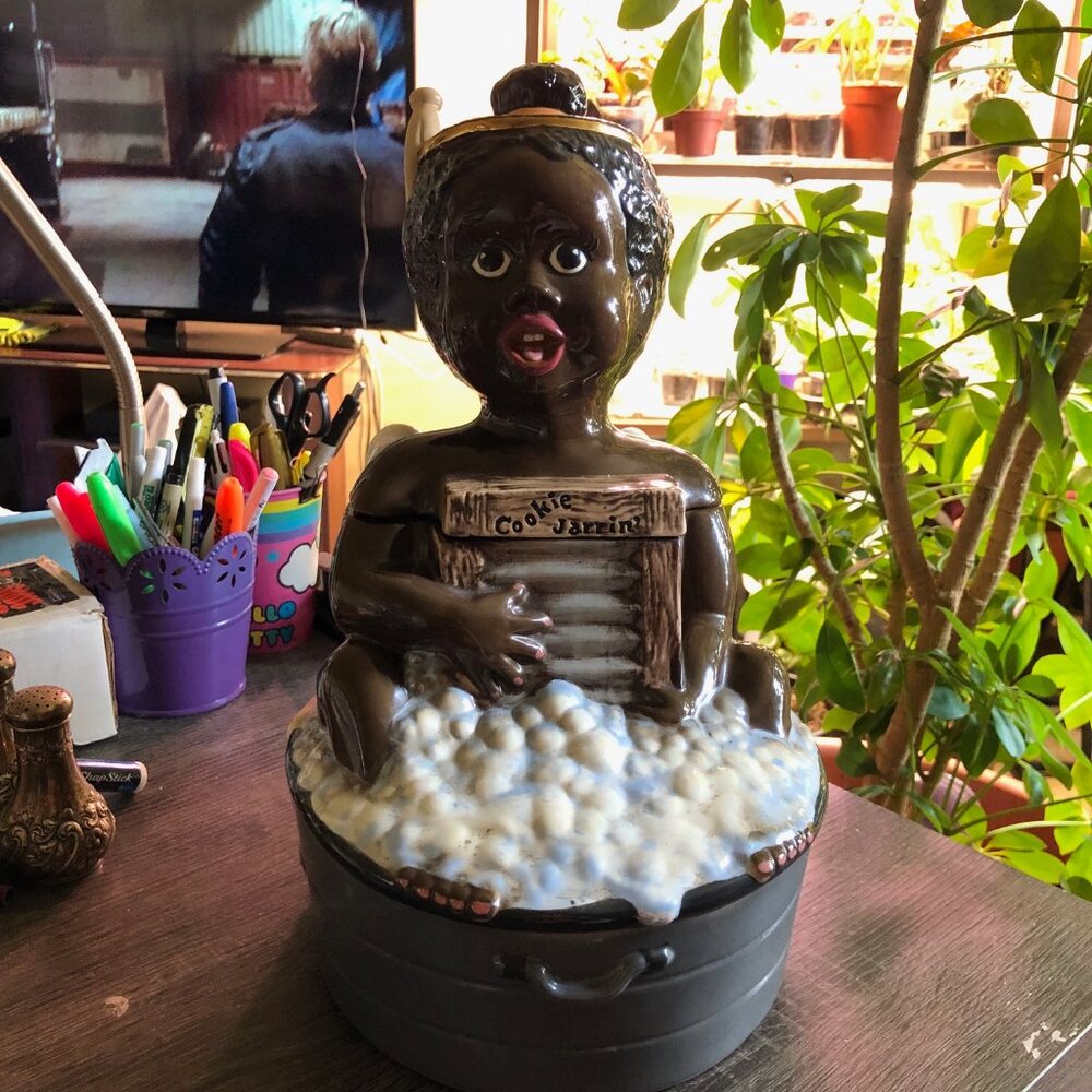 VINTAGE REGAL CHINA COOKIE JARRIN' COOKIE JAR